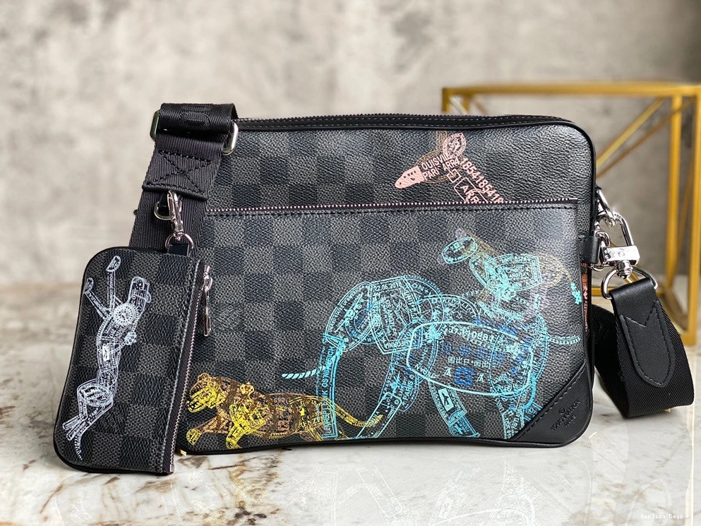 Affordable MESSENGER TRIO LOUIS VUITTON 0815